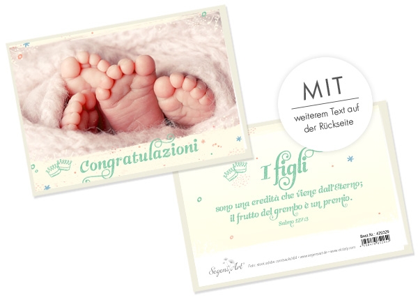 Faltkarte - Congratulazioni