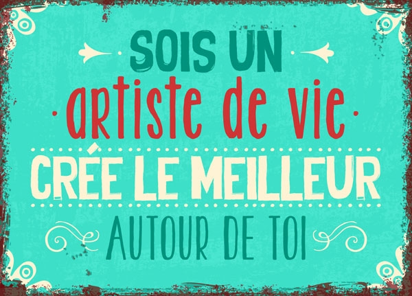 XL-Postkarte Big Blessing - Artiste de vie