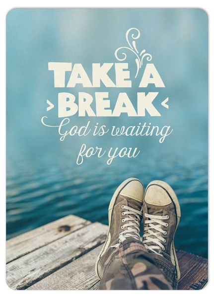 XL-Postkarte Big Blessing - Take a break