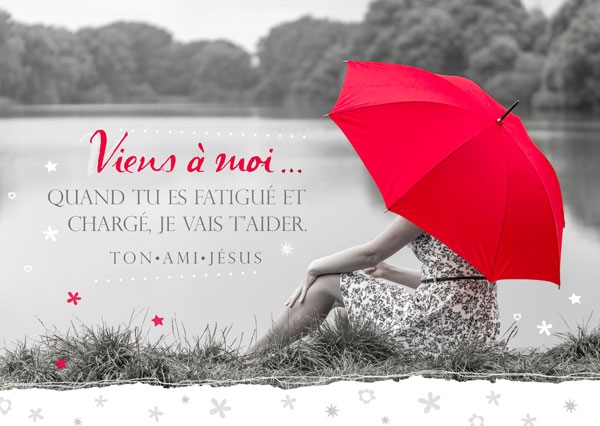 Postkarte - Viens à moi