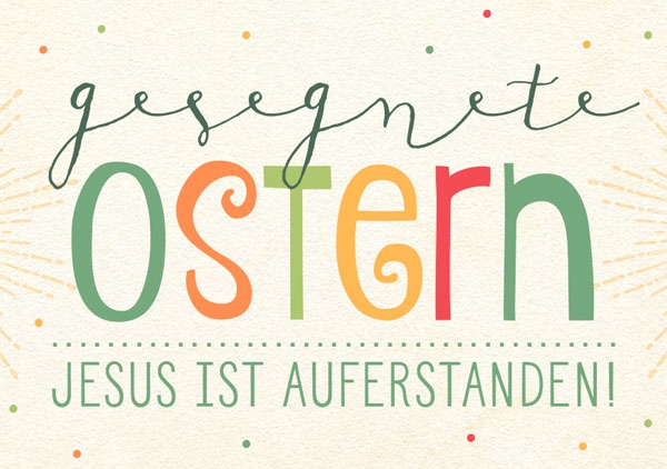 Mini - Gesegnete Ostern