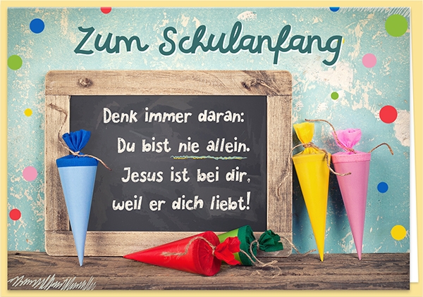 Faltkarte - Nie allein