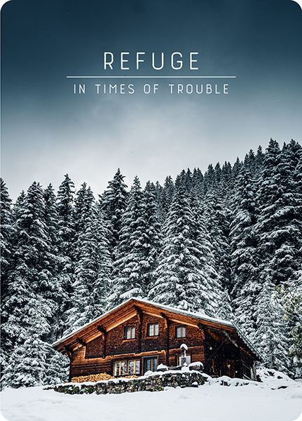 XL-Postkarte Big Blessing - Refuge (Hütte)