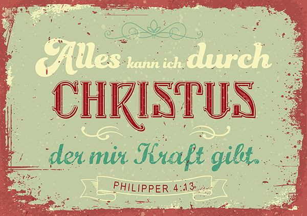 Mini - Alles kann ich durch Christus