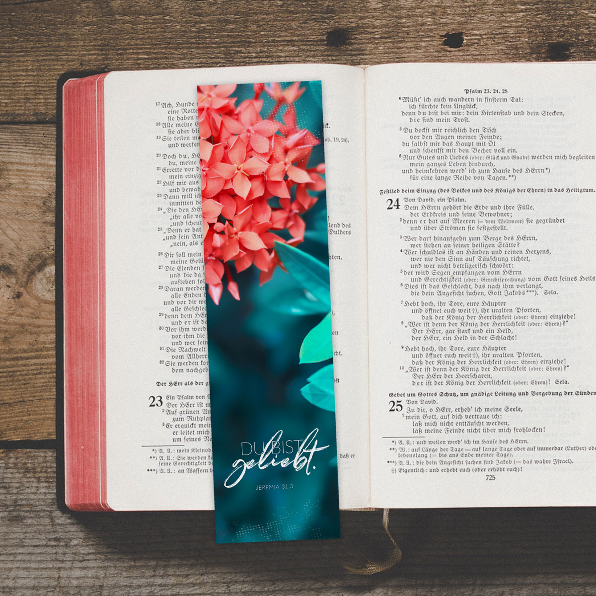 Segenszeichen - Du bist geliebt (Blume)