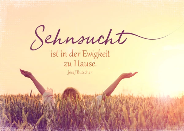 Postkarte - In der Ewigkeit zu Hause