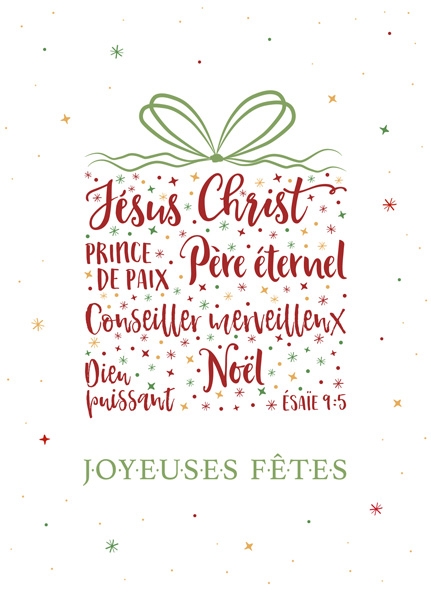 XL-Postkarte Big Blessing - Joyeuses fêtes - Prince de paix