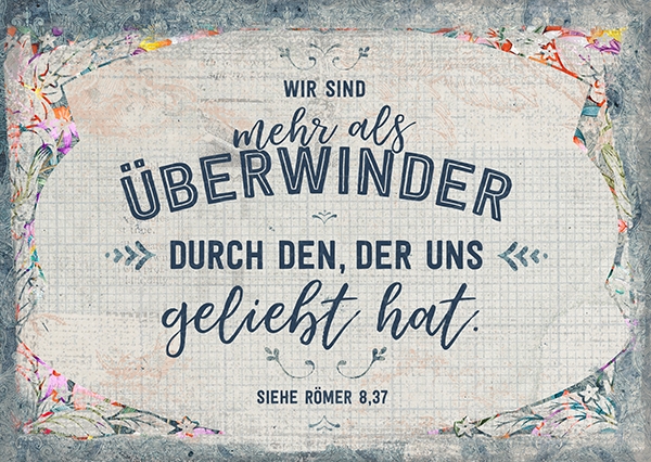 Postkarte - Überwinder