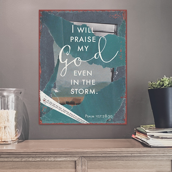 Metallschild groß - Storm