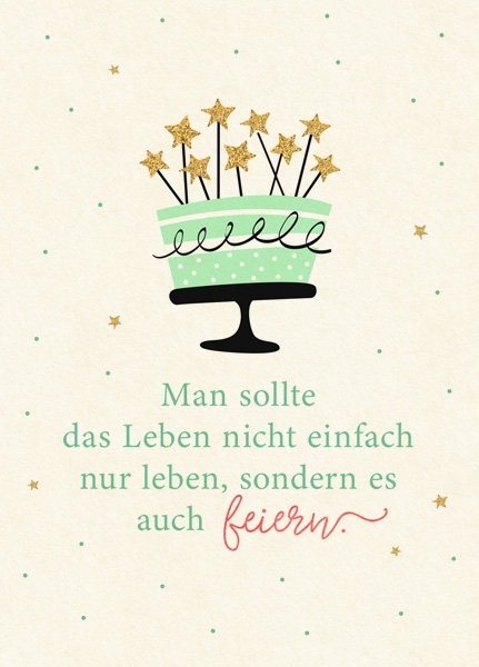 XL-Postkarte Big Blessing - Leben feiern