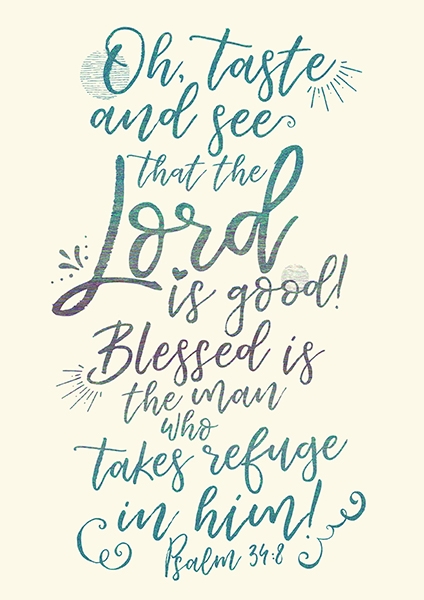 Poster - Oh, taste and see