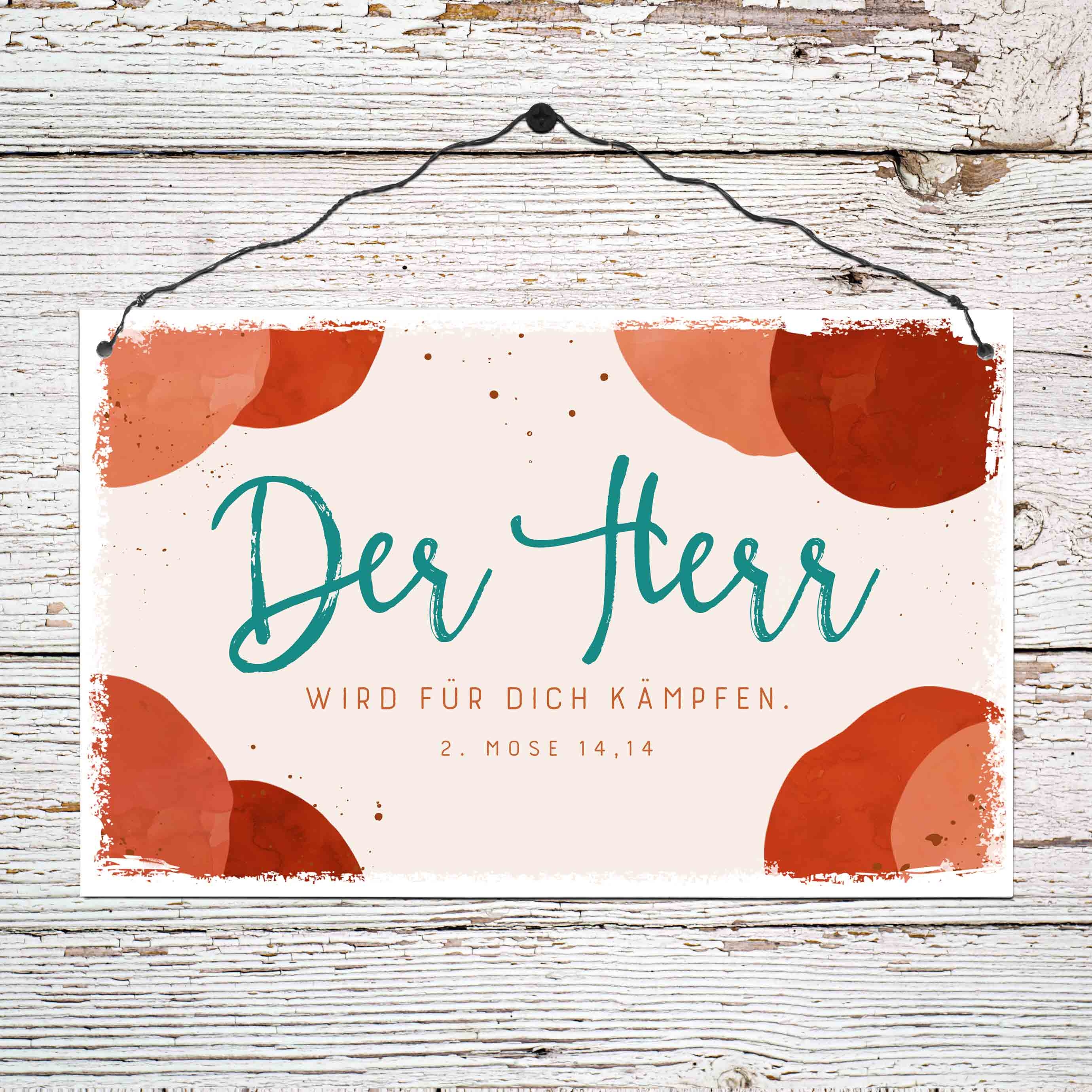 Holzschild groß - Für dich kämpfen