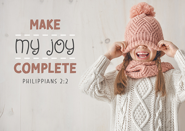 Postkarte - Make my joy complete