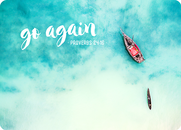 XL-Postkarte Big Blessing - Go again