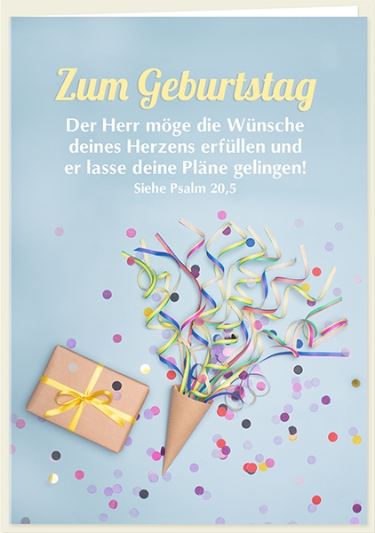 Faltkarte - Wünsche deines Herzens