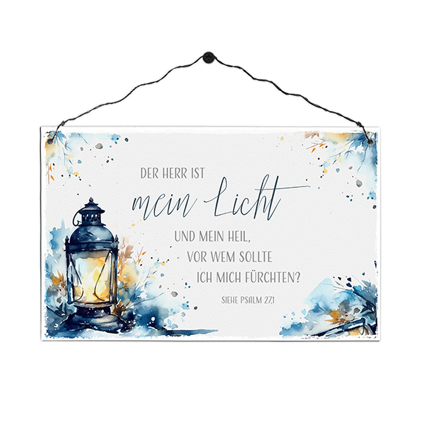 Holzschild groß - Mein Licht