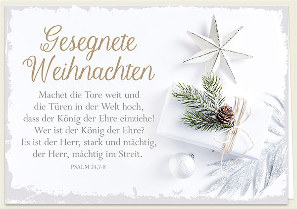 Faltkarte - Machet die Tore weit